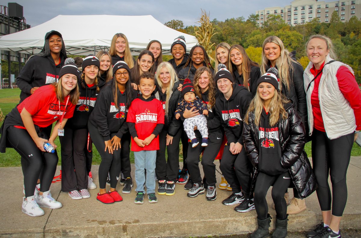 WheelingU54's tweet photo. We're looking forward to welcoming friends, family, &amp; alumni to our 2023 Homecoming &amp; Family Weekend celebration. Enjoy great treats w/ @MDBBQCo &amp; the Krooked Kitchen food trucks while you cheer on the Wheeling University Cardinals! ❤️🖤🏈

Register today: https://t.co/jlq88FK8WH https://t.co/CxdPHZIUeN