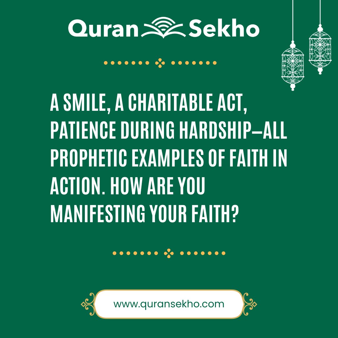 QuranSekho's tweet photo. Channeling the essence of faith—our smiles, acts of kindness, and patience are our silent sermons.
In this chaotic world, how do you weave your faith into everyday actions? 🌟
#FaithInAction #LivingByExample #ReflectAndManifest #KindnessMatters #quransekho #PatiencePrevails https://t.co/7PEsc5871P