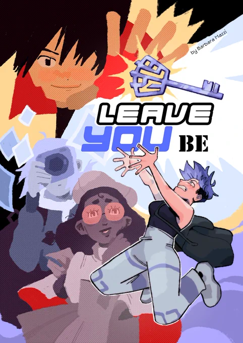 LEAVE YOU BE 📸 is now LIVE on the @SBComicsFair website!!! 💥 🗝️✨ a 47 page, light hearted sci-fi story about searching and letting go. hope you like it! 