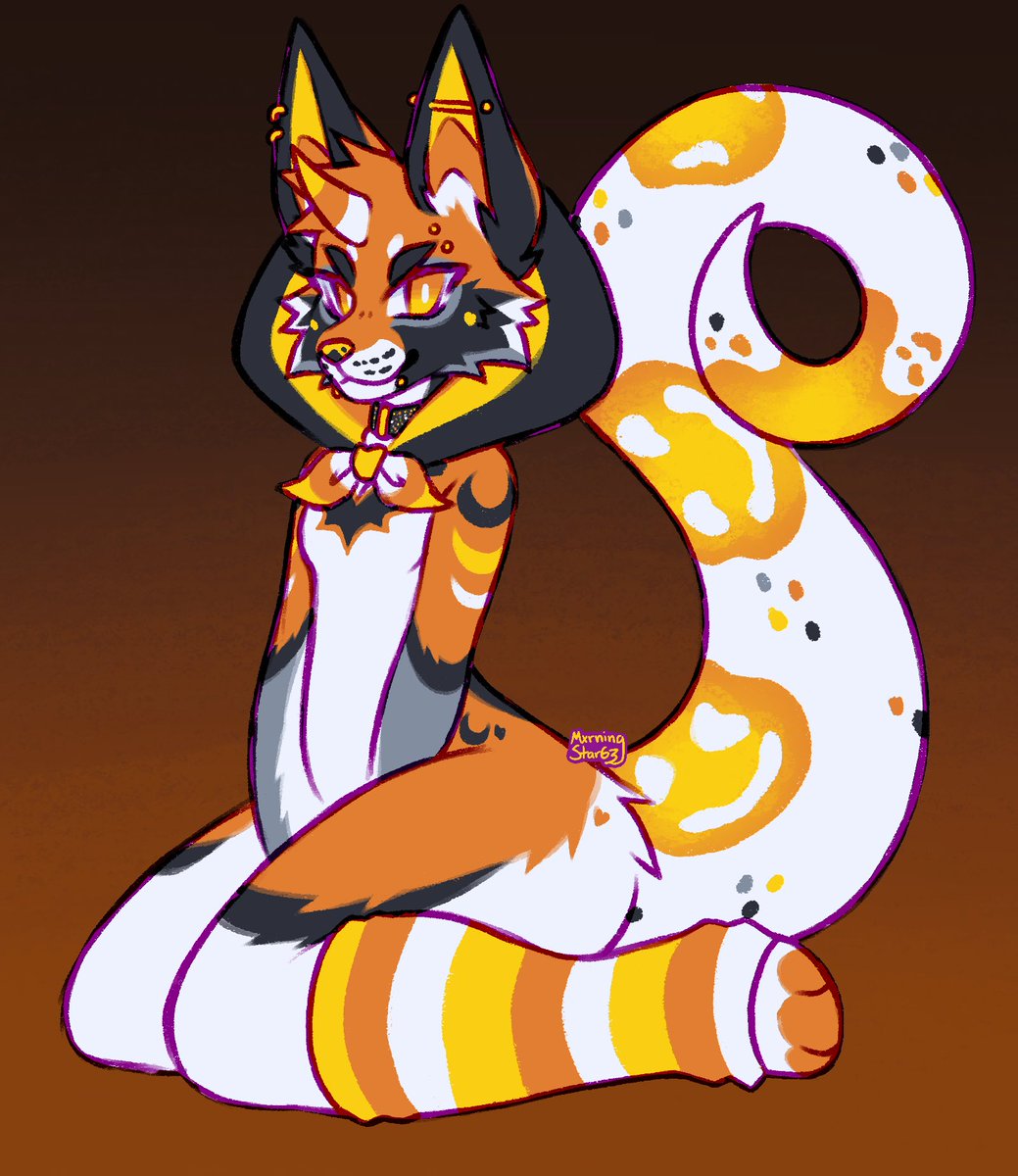 ✨🎃Crossfox CandyCorn Sneks🎃✨
~ PayPal/USD Offers only! ~

Starting bid: $3️⃣5️⃣ - Buyout: $1️⃣0️⃣0️⃣
*Back-outs will be blacklisted.

Any likes, 🔁’s and 💬’s are free to help a single disabled dad help his family. Many miigwetch’s for anything and have a Happy Halloween! 🎃🧡✨
