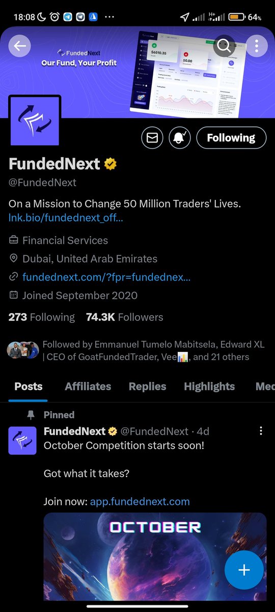 <a href="/Techriztm/">Techriz💯📈</a> <a href="/FundedNext/">FundedNext</a> @X100Learnground <a href="/Alh_Myke1/">Alhaji Myke</a> <a href="/Techriztm/">Techriz💯📈</a> <a href="/Forexpatron/">Patron</a> <a href="/Alh_Myke1/">Alhaji Myke</a> <a href="/thissdax/">DAX</a>