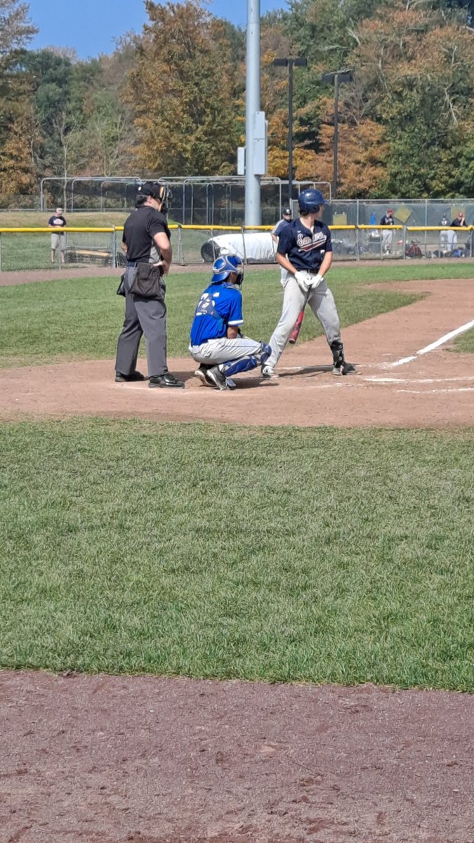 CoachTPasq's tweet photo. Post 75 teammates @Ian_Moser7 (@EasternBSB) and @ty_bellan (@WheatonBSB) competing against each other today in a Fall Game https://t.co/kRVbsePH2s