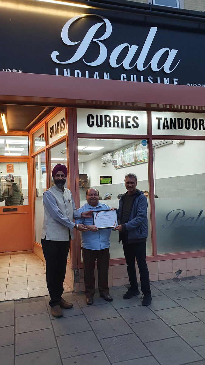Thanks to Bala Sweet & Tandoori Centre & all Kumar family for their support for our charitable projects. SEVA Trust UK Chairman Charan Sekhon & Trustee Satnam S Galsin presented Mr Arun Kumar a Certificate of Appreciation. #communitysupport #WorkingTogetherToMakeADifference
