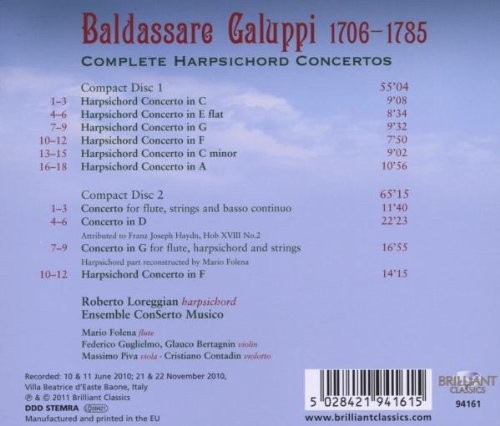 #BGaluppi Even though #Galuppi was not a great supporter of #HapsichordCembalo used with #Orchestra, since he preferred pure sound of #Orchestra over #Cembalo, #Galuppi was among Greatest Composers for Keyboard! Enjoy his Marvelous #KeyboardConcertos 2CD! brilliantclassics.com/articles/g/gal…