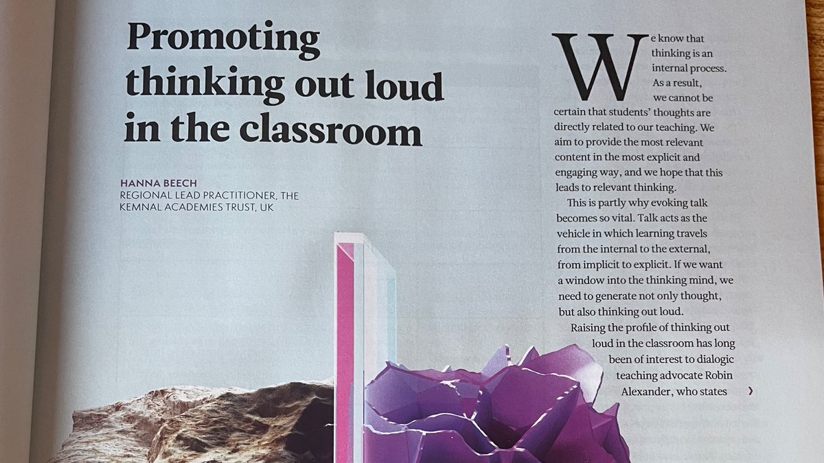 Thoroughly enjoyed reading a range of evidence-informed strategies, from curriculum and classroom teaching to improved school culture, and improved engagement with academic research. Fantastic read, Impact @CharteredColl. 

#ImpactJournal #CharteredTeacher #TeacherCPD #Teacher