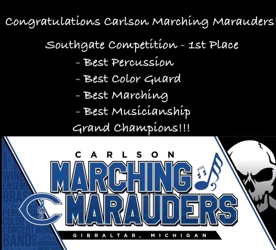 Congratulations to the best band in the land! CHS Marching Band are the Grand Champions! #MarauderPride #InMarauderCountry