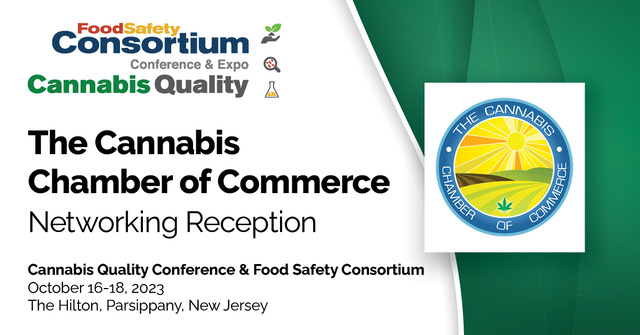 Don't miss this opportunity to connect with the #cannabis industry's most influential professionals at the #Networking Cocktail Reception only at the 2023 Cannabis Quality #Conference!
OCTOBER 17 (Parsippany, NJ)

Registration available @ Link in Bio, or TheCannabisChamber.com.