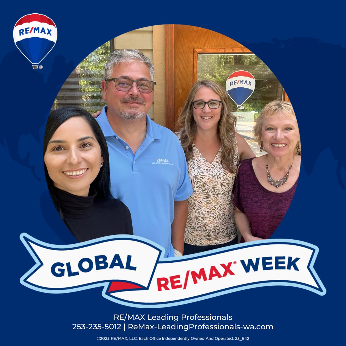 BusDevAndTech's tweet photo. 🌎 We are excited to be joining other RE/MAX brokerages around the world by volunteering in our local communities on October 2nd! We will assist with Food Distribution to over 325 families at the Federal Way Food Bank.
#GlobalREMAXWeek #communityservice #communityservicematters https://t.co/Y9zvWbGbwX