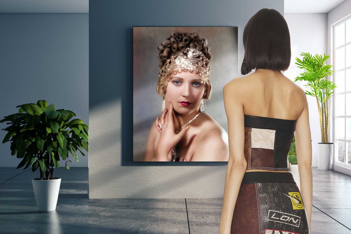 ArtDecoFineArt's tweet photo. If you're an #InteriorDesigner or #stager looking for different art themes, you came to the right place. And we're creating new art daily-not just dusting off the leftovers in the attic. Using the latest AI technology, we're now bringing to life images from the Roaring '20s! How fun is that?
#TCMParty #moviebuff #movienight #movietime #movies #movie #FilmFan #filmforever #movielover #movietime #movielove #hollywood #talkies #silentfilm #oldhollywoodglamour #oldhollywood #portraitphotography