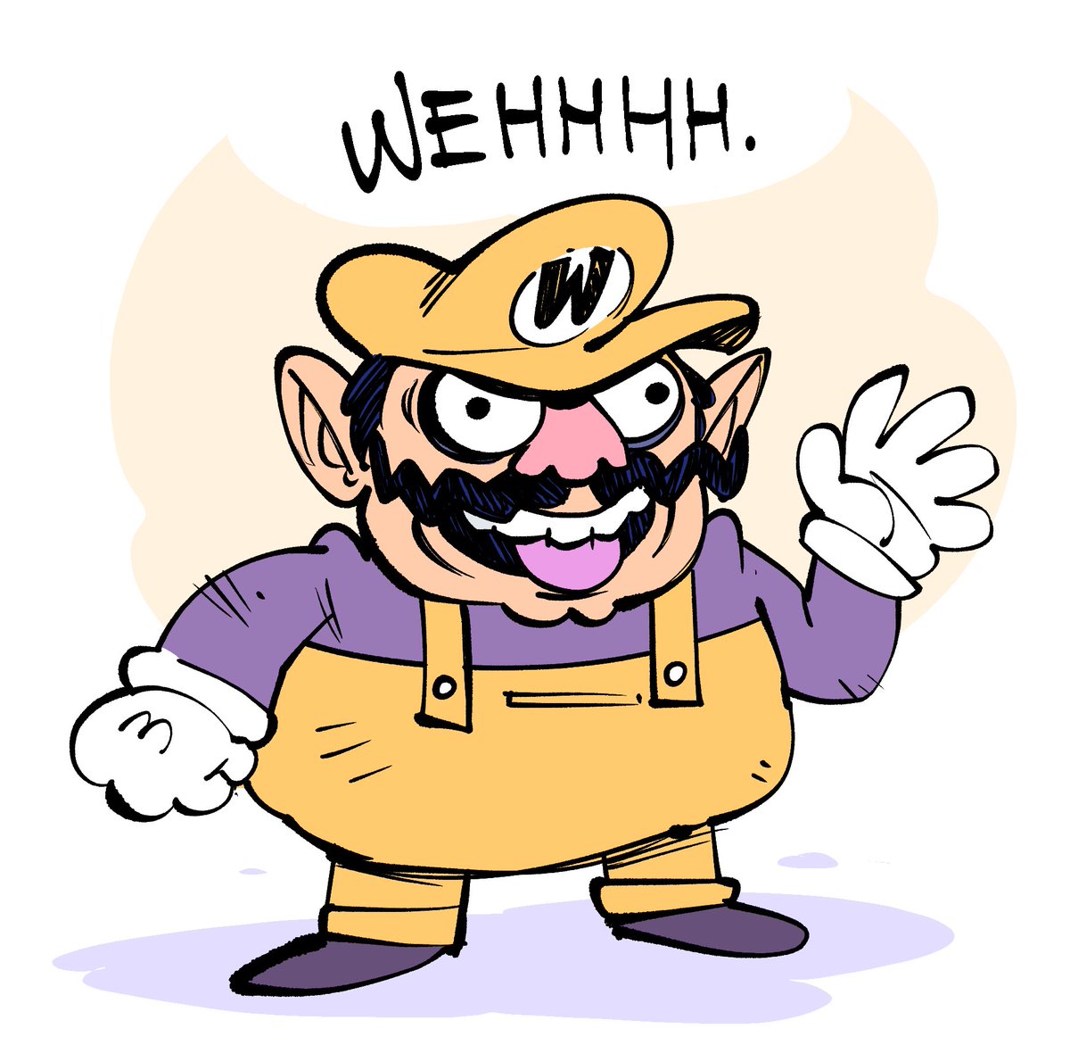 I regret to inform you that today is the beginning of #Warioctober, where everyone, be they just or wicked, must honor the terrible creature Wario. Here is Classic Wario. May we be forgiven for what we must do.