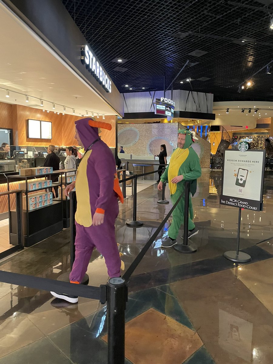 Power Platform Conference tip: Be sure to stay well fed! Collaborating, Learning, Walking around the conference center and invading villages burns a lot of calories. 

Don’t skip meals and bring snacks to keep your energy up. 

#MPPC23 #SharingIsCaring #MPPCDragons 💜🧡
