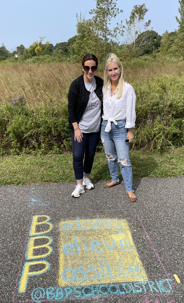 Teamwork! #chalkthewalk #belongbelievepossible