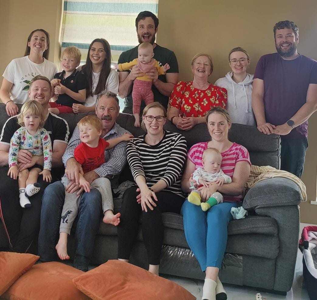 Yesterday myself and Mrs Whelan were 6 years married. Since then the family has grown a little... This weekend we also had our last family meal before our baby brother and his partner head off to the land down under.