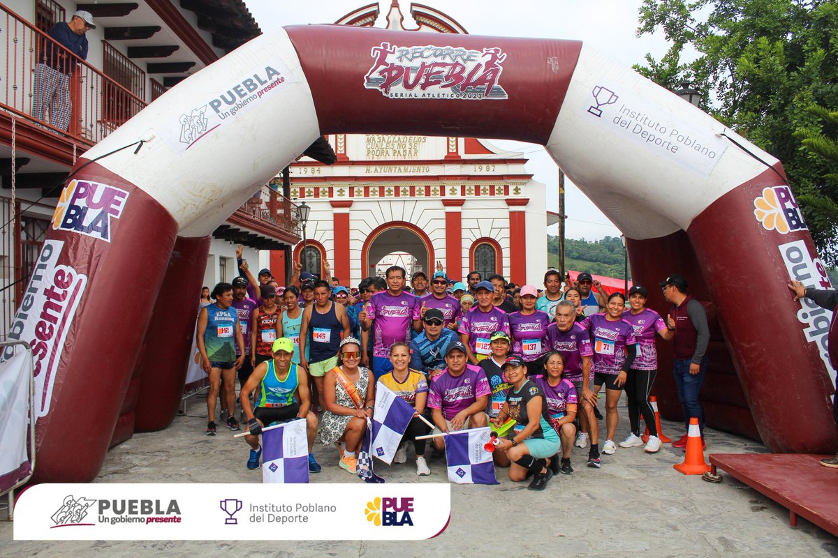 DeporteGobPue's tweet photo. Cada paso nos acerca a la justa deportiva más importante de la entidad, el #MaratónPuebla2023 🧡🥰. Hoy celebramos una fecha más del serial atlético #RecorrePuebla2023 desde el hermoso municipio de #CuetzalanDelProgreso 😊👏🏻🏃. https://t.co/s7wqDFzvfI