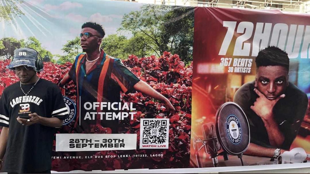 Tymkeepersfc1's tweet photo. @BoiLongtym attended the @Guinesssss world record for the marathon music produced 🎶🎶
#longtym #world #tymkeeperfc #go https://t.co/jAxtjevDLa