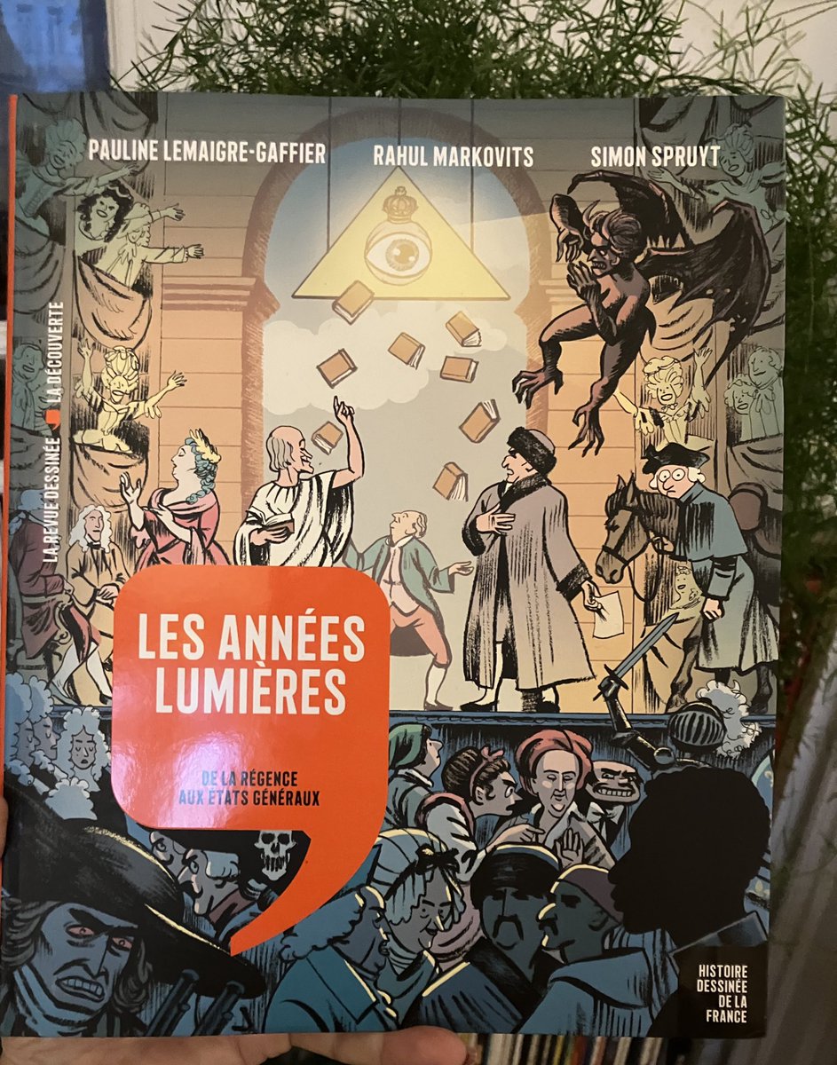 Pour les amateurs de BD et les passionnés des Lumières, le 12e volume de l’<a href="/HistDessineefr/">Histoire dessinée Fr</a> sortira le 5. X… Lecture en cours, avec Favarger pour guide, de belles entrées par les acteurs, les produits, une visite hilarante du Panthéon… bientôt dans le café virtuel <a href="/APHG_National/">APHG</a>