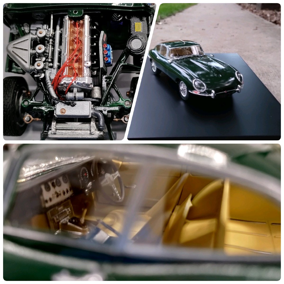 Humgorhobby's tweet image. Jaguar E-type
Revell 1:24
#scalemodel #revell #jaguar #firescale