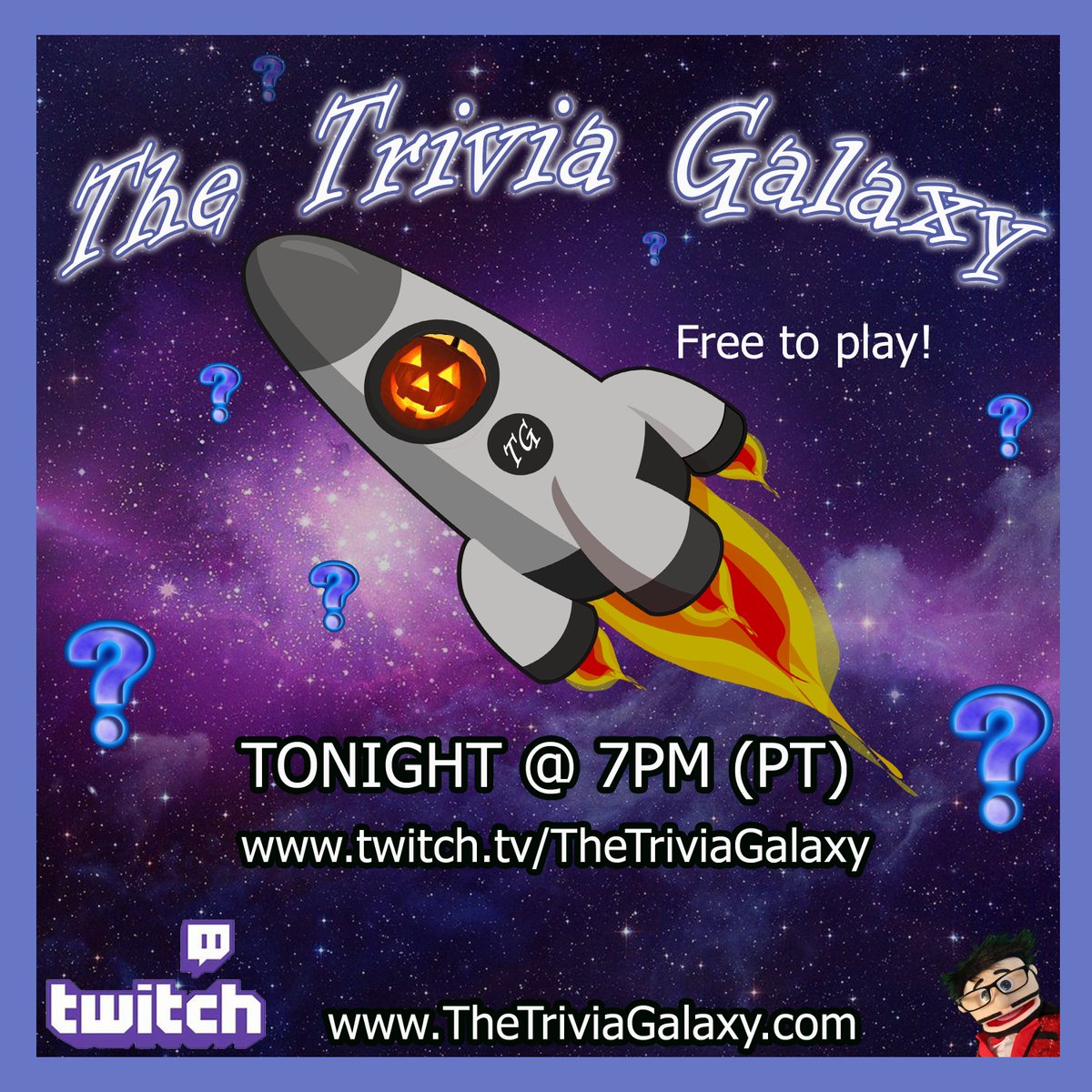 Happy October! #thetriviagalaxy is back tonight and we're going to have some funky fun as we take a trip to the pumpkin patch before settling in for some good old fashioned spy films.

Submit your answers: forms.gle/ENddMgkw7TReSa…

#trivianight #trivia #quiz #spyfilms #funsongs