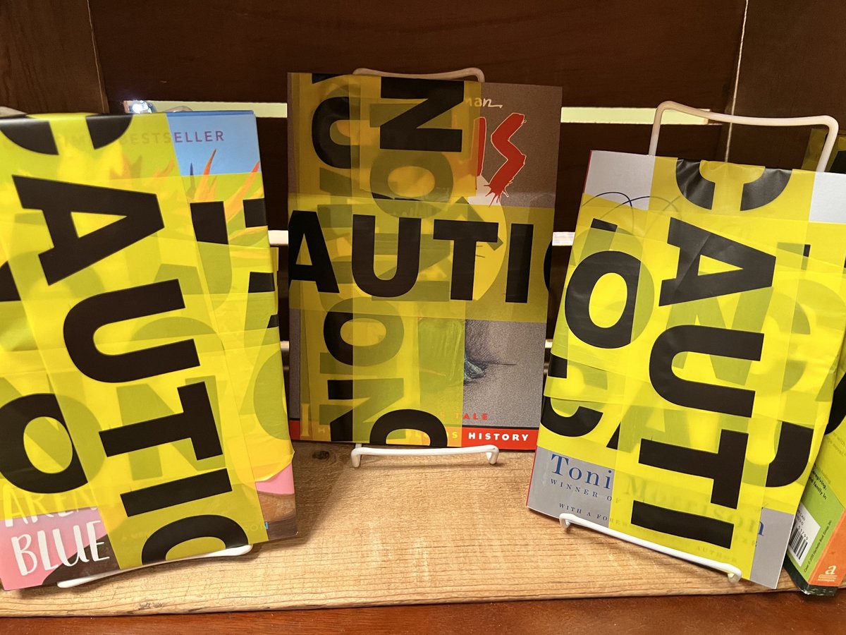 S.hines ✨ (@shawnda_hines) on Twitter photo Here we are. Fun to LOOK at. Ready to DO something this week for #BannedBooksWeek.
#LetFreedomRead
@UniteAgainstBookBans
<a href="/AaronsBooks/">AaronsBooks</a> Here we are. Fun to LOOK at. Ready to DO something this week for #BannedBooksWeek.
#LetFreedomRead
@UniteAgainstBookBans
<a href="/AaronsBooks/">AaronsBooks</a>