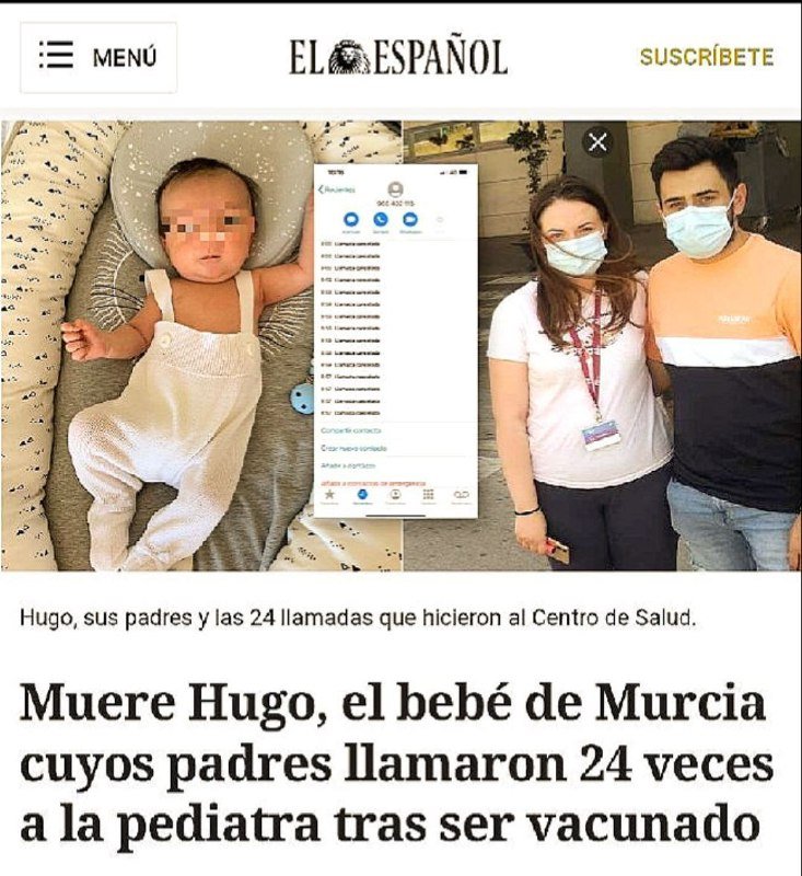 RSSol64860963's tweet photo. La doctora Isabel Bellostas lo dice alto y claro.

El daño que está causando las vacunas e incluso la muerte en bebés. https://t.co/3Iw4Xuf74Y