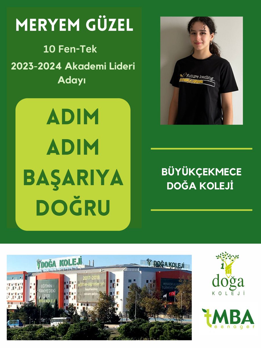 DogaatMBA's tweet photo. t-MBA Akademi Lideri Aday öğrencilerimizi cesaret ve özgüvenlerinden dolayı tebrik ediyor ve bol şans diliyoruz🧡💚 @binici_yesim @BetulErok @uygur_alper @DogaOkullari https://t.co/KV3hs9RTEO