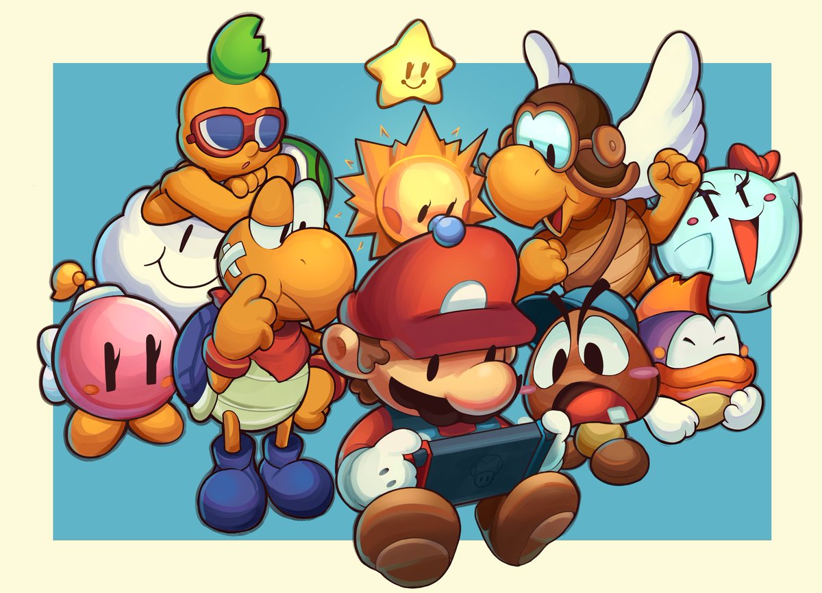 「been playing paper mario 64 」|🌸EllisBros🌸のイラスト