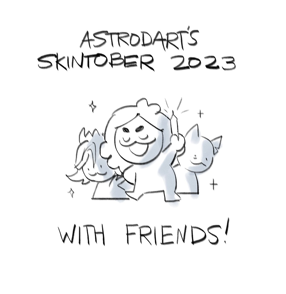 I will be attempting to do skintober this year! And I will try to stream it everyday! Will be picking the random character on stream as well hehe! 🤠