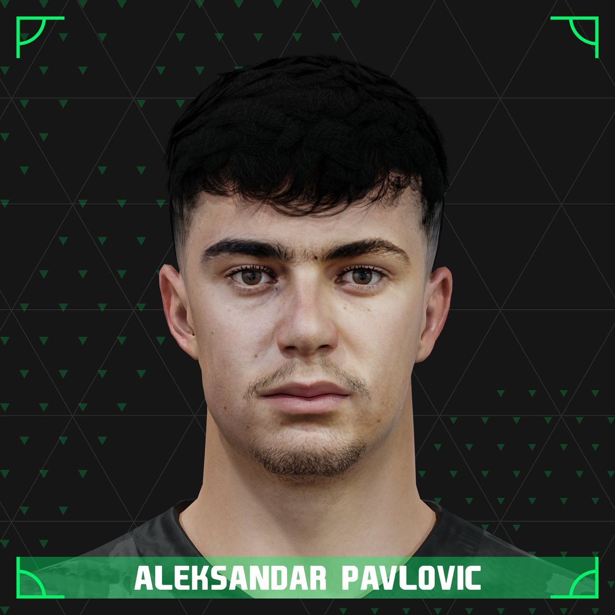 [WIP] Aleksandar Pavlovic

📇 Contact me for personal face or request!

#nerwin64 #fifa23 #fifafaces #facemaker #customface #fifaMods #FUT #blender #blenderart #b3d