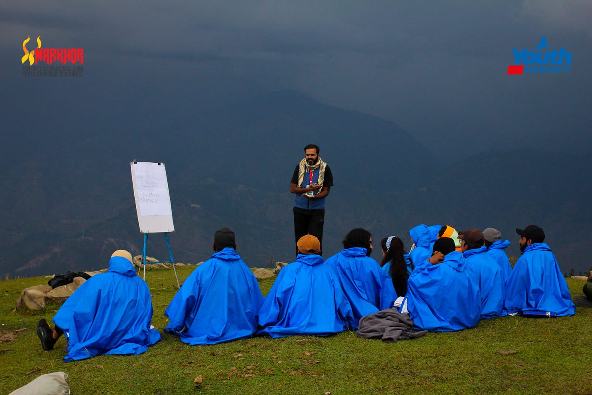 What a background.

This pic was taken right before a storm at Paye Meadow during the  #Markhor23 Youth Conference organized by @YouthImpact_ in September. Really miss my time there! 😍