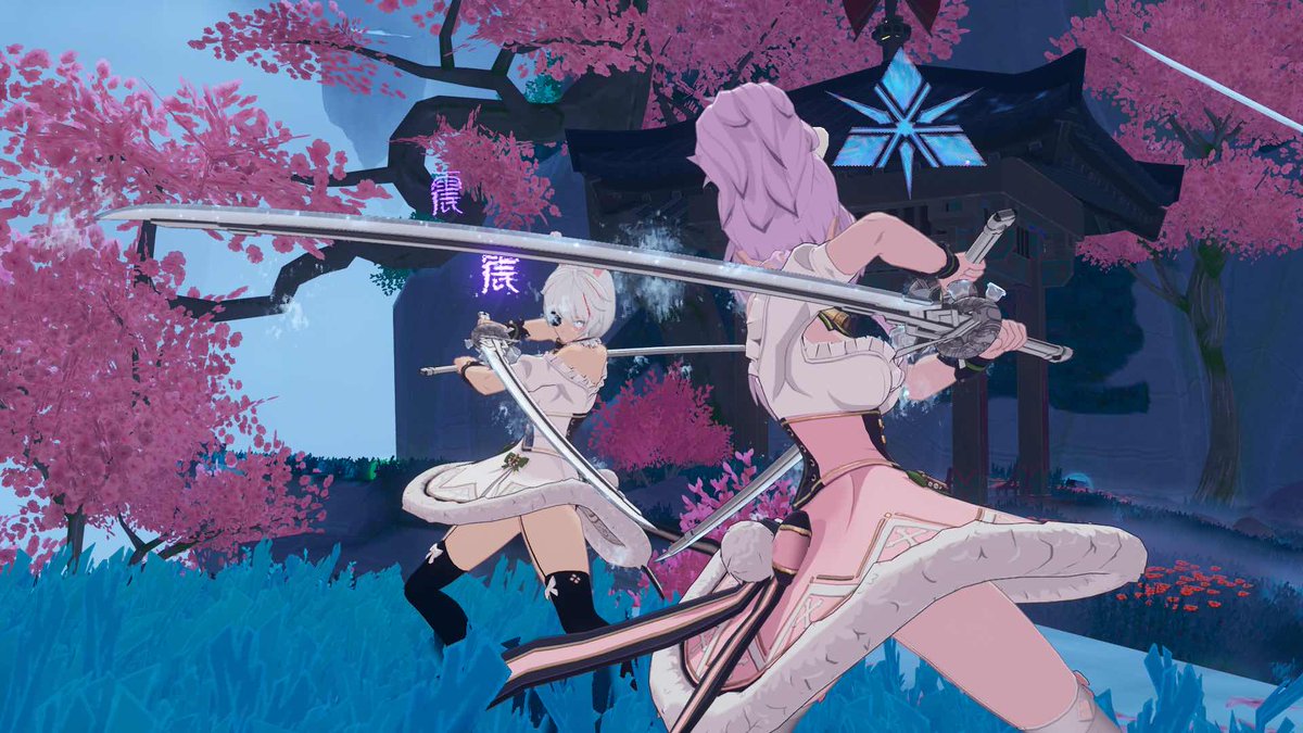 noshi10720931's tweet image. 【苺兎さんと撮影会1】
ラビットのし最終日に、Ｘのヘッダーとスマホの待ち受けを書いてくれてるイラストレーターの苺兎さんと撮影会✨
雷州の桜のとこで自分の好きな不破咲で合わせてくれました⚔
撮影協力…ホモの十字架様

#幻塔 #幻塔SS