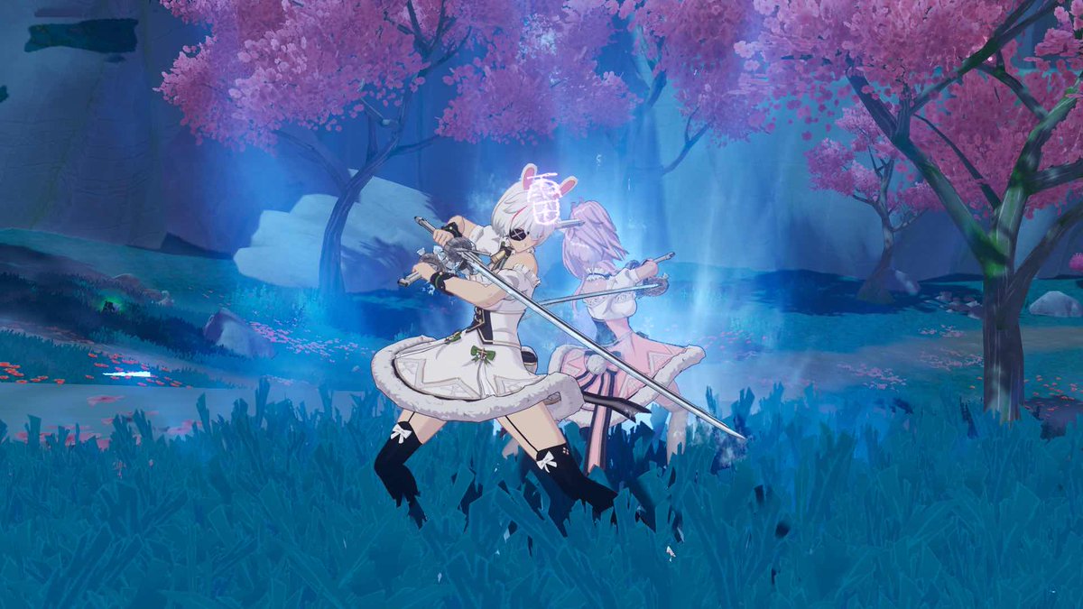 noshi10720931's tweet image. 【苺兎さんと撮影会1】
ラビットのし最終日に、Ｘのヘッダーとスマホの待ち受けを書いてくれてるイラストレーターの苺兎さんと撮影会✨
雷州の桜のとこで自分の好きな不破咲で合わせてくれました⚔
撮影協力…ホモの十字架様

#幻塔 #幻塔SS