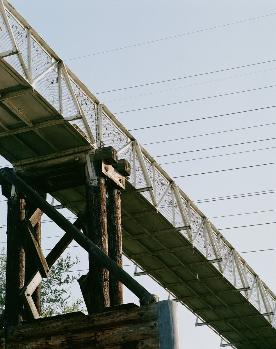 Sunnynook Pedestrian Bridge.

Pentax 6x7, 200mm f/4, Portra 400.