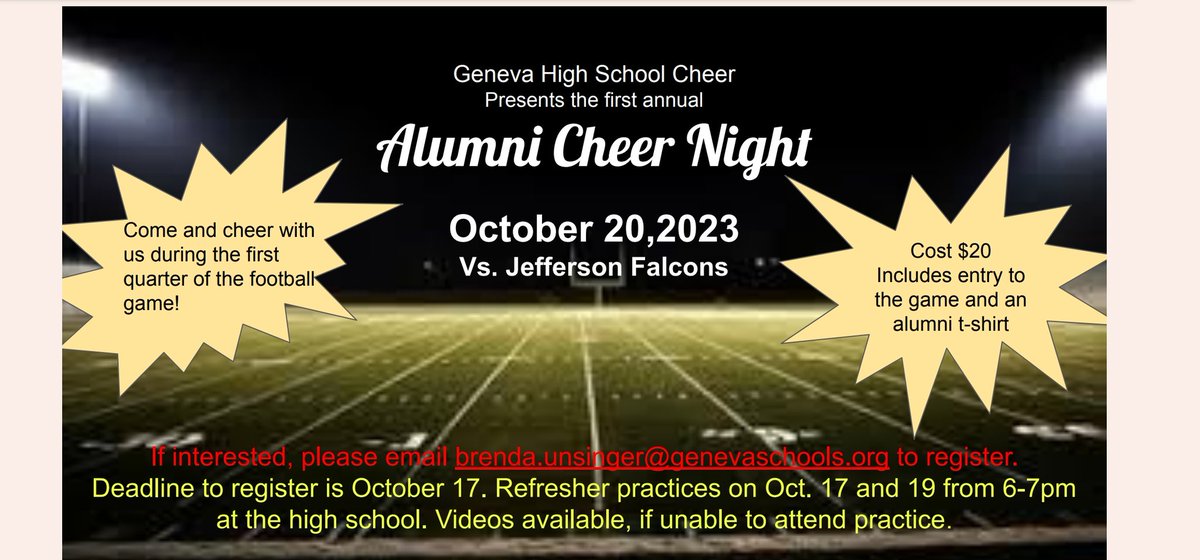 Geneva Cheer (@cheergeneva) on Twitter photo 