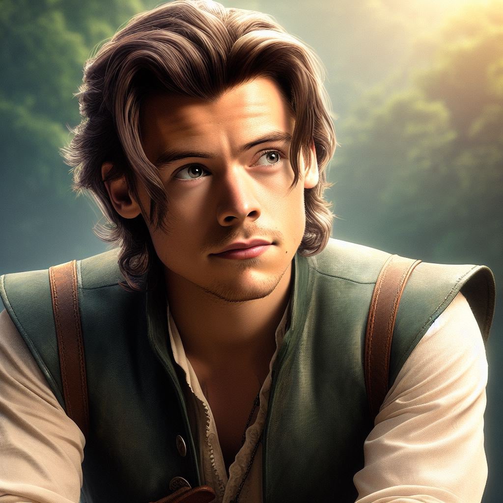 daydreamdaisyy's tweet photo. so here’s more of harry as flynn rider 😭 https://t.co/uNoYK2zcTL