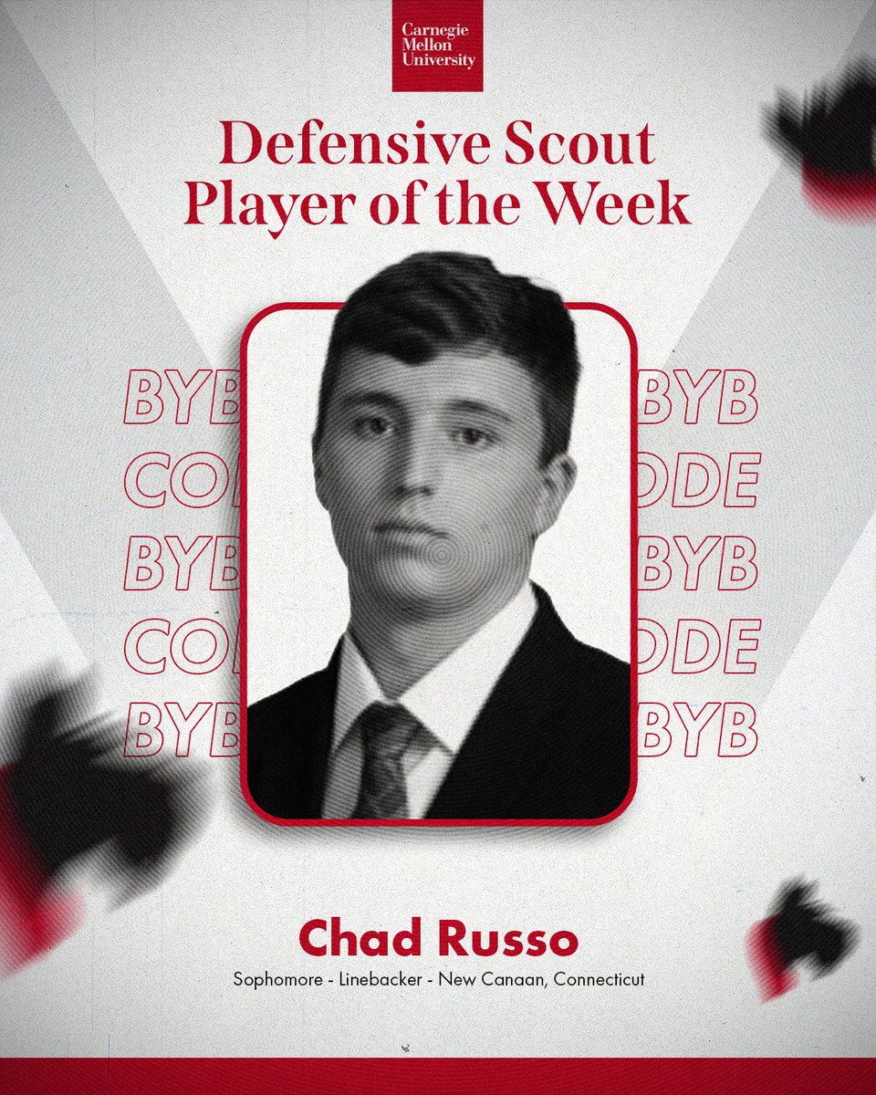 Ryan Larsen (@coachryanlarsen) on Twitter photo Shoutout to <a href="/matt_darin/">Matt Darin</a> & <a href="/ChadRusso5/">Chad Russo</a> for bringing their best everyday in practice to help us get a great win over Allegheny!
#CODE #BYB #TartanProud Shoutout to <a href="/matt_darin/">Matt Darin</a> & <a href="/ChadRusso5/">Chad Russo</a> for bringing their best everyday in practice to help us get a great win over Allegheny!
#CODE #BYB #TartanProud