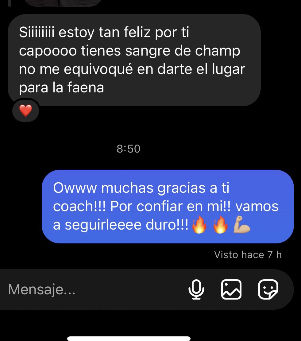 Jimboo_'s tweet photo. Mensajes de mi coach que me llenan de motivación a no parar🔥💖 https://t.co/CifnMJjgLU