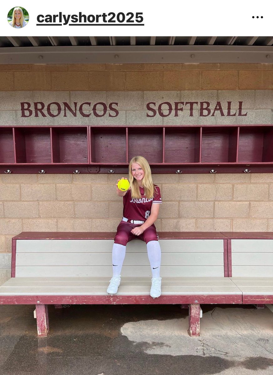 Thank you <a href="/SCUSoftball/">Santa Clara Softball</a> for having <a href="/carlyshort2025/">Carly Short</a> out for a visit