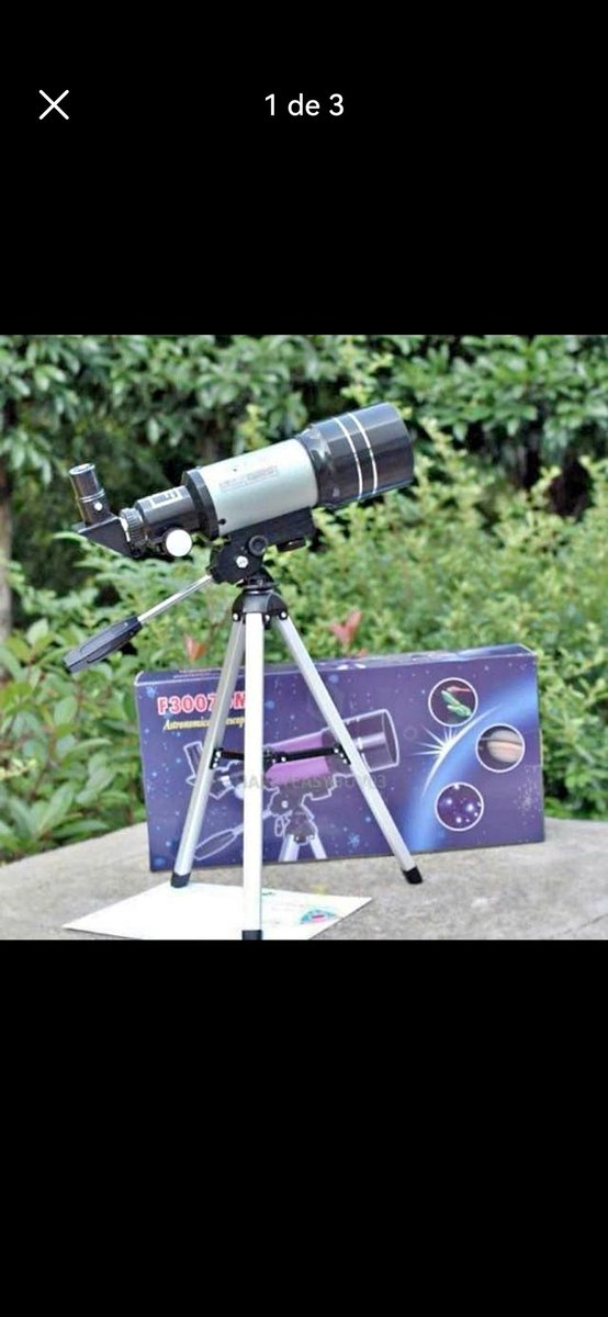 Me ayudan con un RT? Me quedan 2 telescopio refractores de 70mm! Nuevos, incluyen asesoría y ayuda! Envío a todo chile! Muchas gracias!
