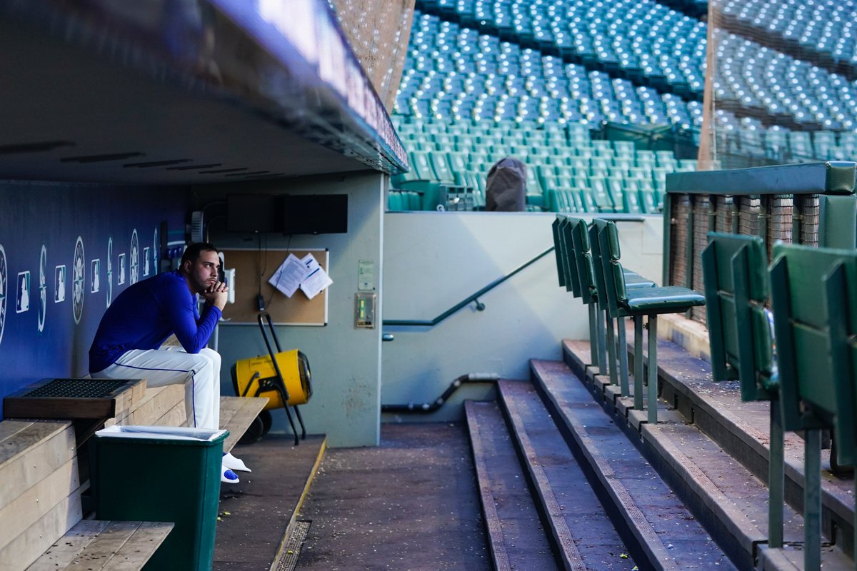 Lindsey Wasson 📸 (@lindseywasson) on Twitter photo Seattle #Mariners relief pitcher Tayler Saucedo sits in the dugout following a 1-0 win over the Texas Rangers in a baseball game Sunday, Oct. 1, 2023, in Seattle. The Mariners were eliminated from the postseason on Saturday. (<a href="/AP/">The Associated Press</a> Photo/Lindsey Wasson) Seattle #Mariners relief pitcher Tayler Saucedo sits in the dugout following a 1-0 win over the Texas Rangers in a baseball game Sunday, Oct. 1, 2023, in Seattle. The Mariners were eliminated from the postseason on Saturday. (<a href="/AP/">The Associated Press</a> Photo/Lindsey Wasson)