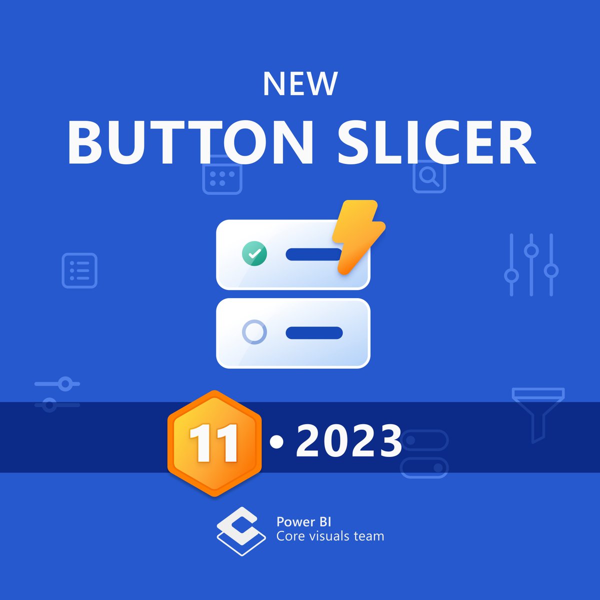 Hello #PowerBI community,  Quick update on our upcoming feature release: we're taking a little extra time to make sure the new button slicer is absolutely perfect based on feedback from our beta testers. Thank you for your patience as we work to bring you the best experience.