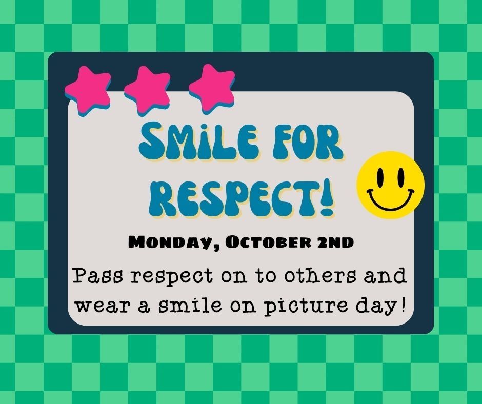 Week of Respect  begins tomorrow! 
#respect
#schoolspirit
#weekofrespect