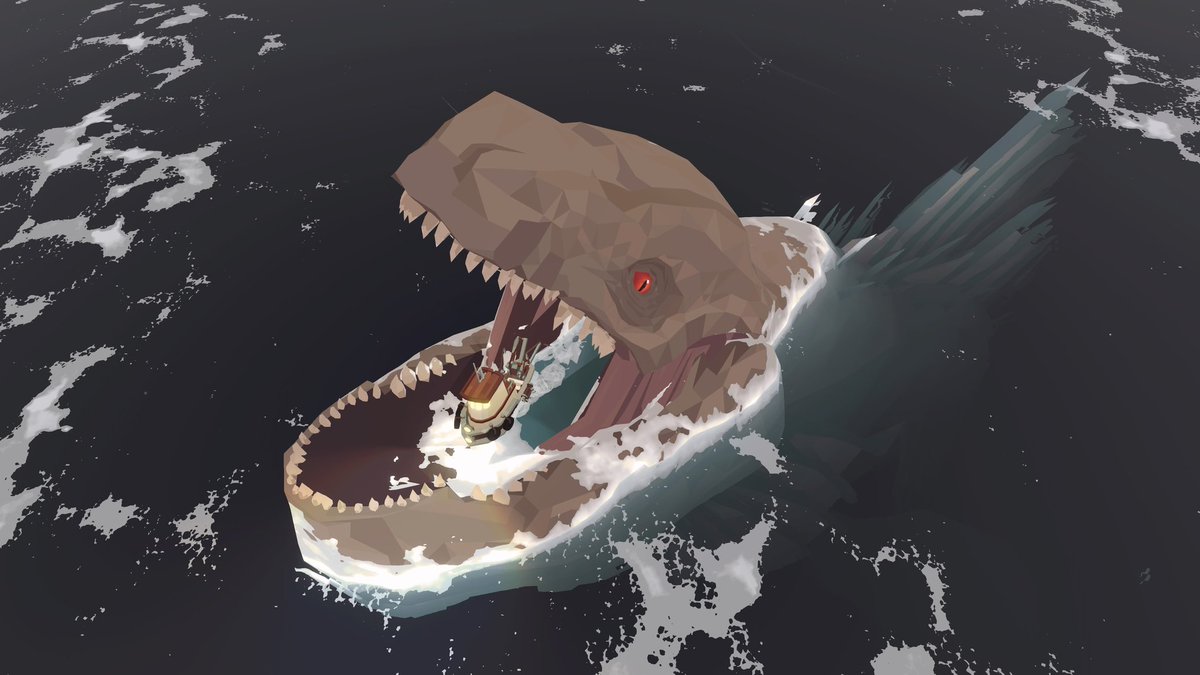 ashmillman's tweet photo. 1. DREDGE (2023) 🎮 - Let's start with my prize catch!! "Lovecraftian fishing simulator" says it all. Relentlessly eerie with a super satisfying gameplay loop, it's like a cursed Pokémon game where all the cute creatures are actually violently mutated fish. Just sublime 🎣 https://t.co/8Cnh6CxFRL