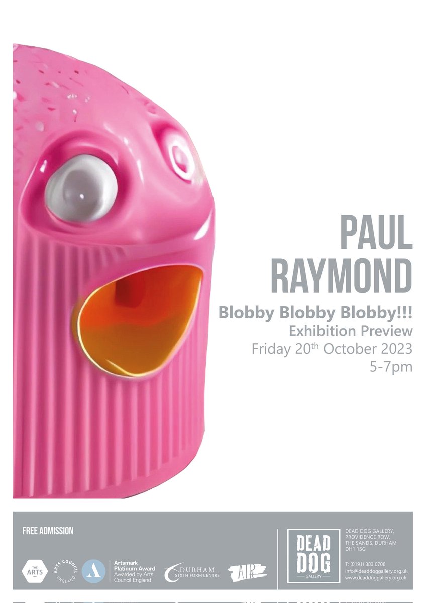 DSFCArt's tweet image. Durham Sixth Form Centre is delighted to present the work of artists-in-residence Paul Raymond and Hazel Soper in a new exhibition at the @deaddoggallery

Join us with a preview event Friday 20th October, 5-7pm.

#artexhibition
#artistresidency
#whatsonindurham
#DSFCAiR