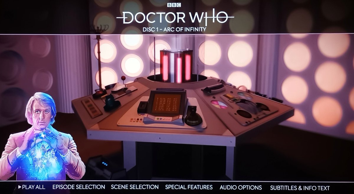WhosThatGav's tweet image. Put a #DoctorWho bluray doovde on. 📺 #arcofinfinity