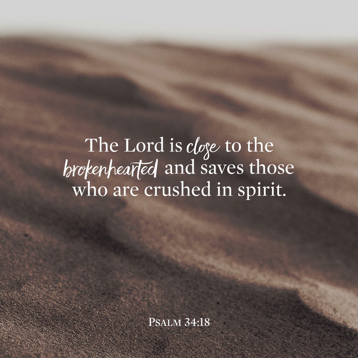 simpleheide's tweet image. The Lord is close to the brokenhearted and saves those who are crushed in spirit.
Psalms 34:18 NIV

bible.com/verse-of-the-d…