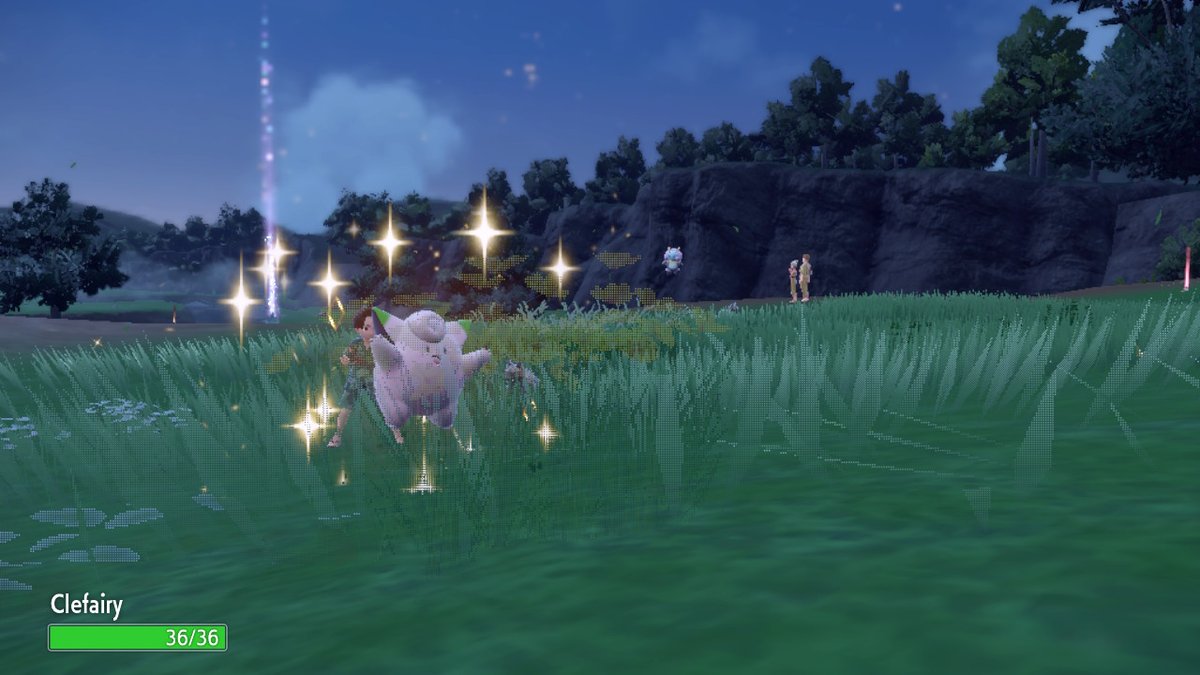 samashichu's tweet image. Got my shiny upbeat mark Clefairy!! It was on the second Clefairy too!

Got a hummungo shiny as a bonus as well!! Hope for more of these events in the future!(maybe with starters??)

#massoutbreak #pokemon #clefairy #event #PokemonScarletViolet #shiny #upbeatmark #tealmask