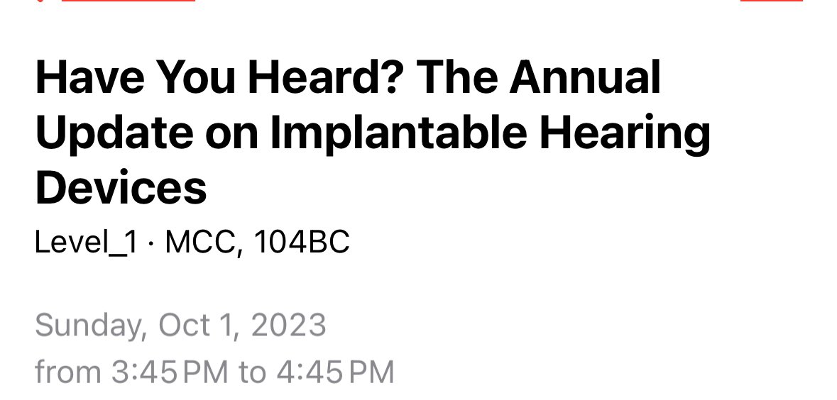 Erika Woodson MD FACS (@ifixears) on Twitter photo See you at 3:45 CST for my annual update on hearing implants. This year including special guest and collaborator <a href="/SarahSydlowski/">Sarah Sydlowski AuD PhD MBA</a> #aaohns2023 #cochlearimplants See you at 3:45 CST for my annual update on hearing implants. This year including special guest and collaborator <a href="/SarahSydlowski/">Sarah Sydlowski AuD PhD MBA</a> #aaohns2023 #cochlearimplants