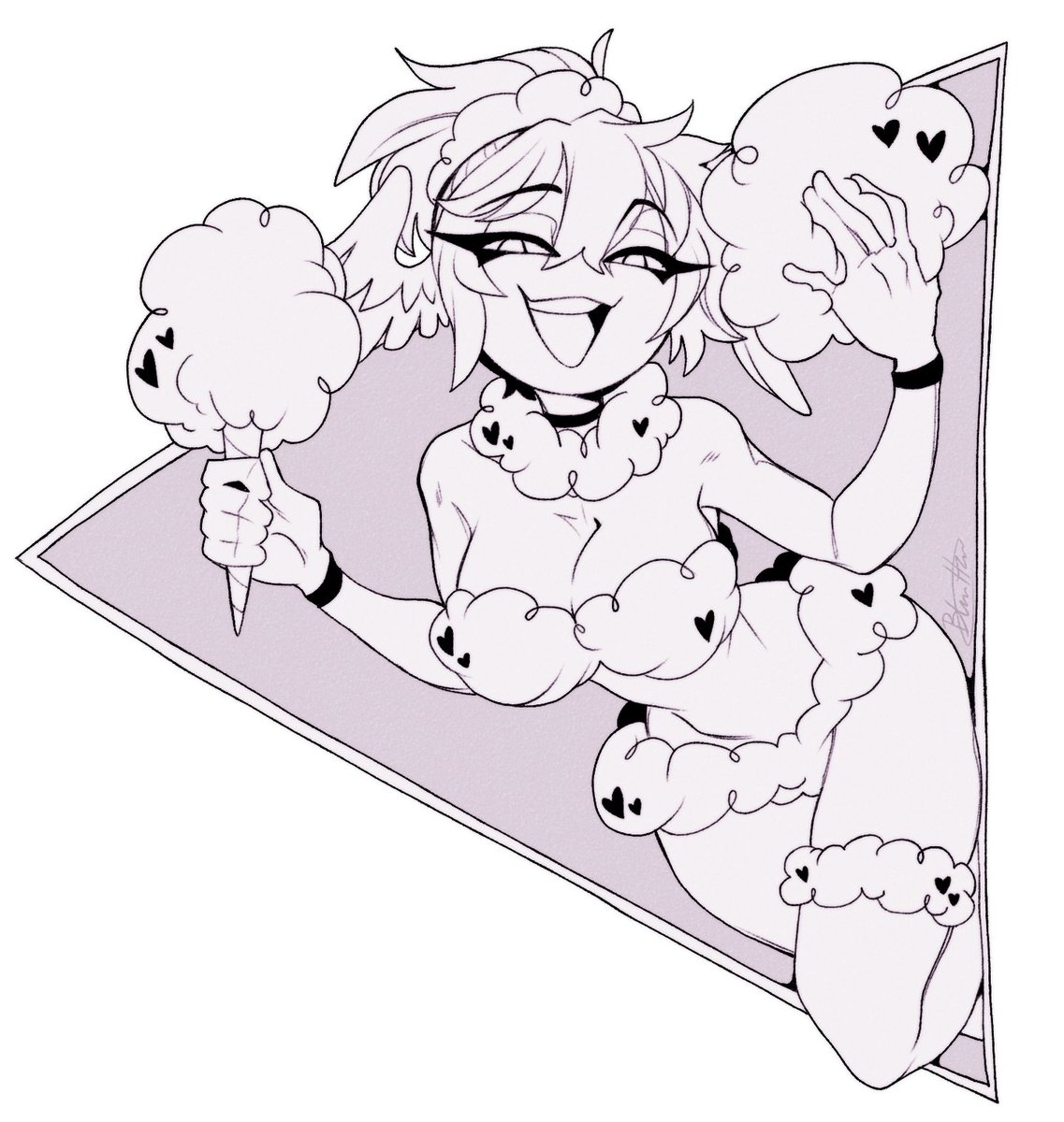 _Blastic_Heart_'s tweet photo. Cotton candy💗
#Br0kenColors #originalcharacter #digitalart #art https://t.co/pLbYLQr6lm