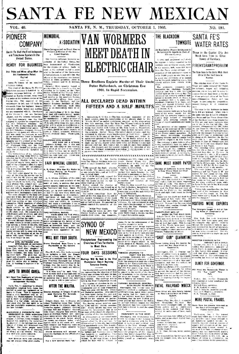 TheAfroFrontier's tweet photo. #AfroFrontierism c.1903 | @thenewmexican 

"The Blackdom Townsite: An Exclusive Negro Settlement to Be Located In Southern Part of Chaves County

A town and settlement exclusively for negroes is being organized in the southern part of Chaves County, within the artesian belt..." https://t.co/iUr8X7XrgJ