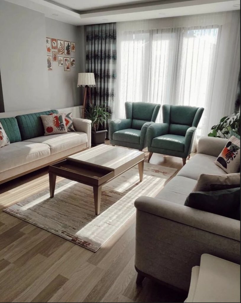 Gösterişten uzak bir ev.